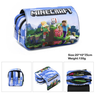 世界Minecraft笔袋文具盒游戏周边铅笔盒 现货我