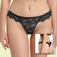 性感蕾丝内裤女士纯欲低腰镂空透视诱惑裤丁字裤无痕