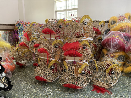 醒狮 训练狮头 藤狮 南狮 非遗广东醒狮 舞狮