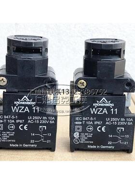 询价原装德国 KRONENBERG 安全开关 WZA 11 现货 WZA11