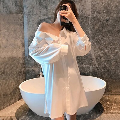 冰丝睡裙女夏季短袖风御姐开衫