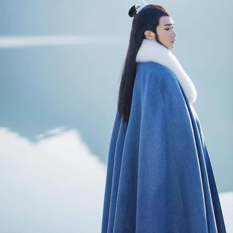 原创汉服斗篷男女加厚加绒毛呢披风冬百搭外套中国风保暖防寒纯色,女装/女士精品,汉服半身裙,淘宝优惠券,粉丝福利购,淘宝优惠卷