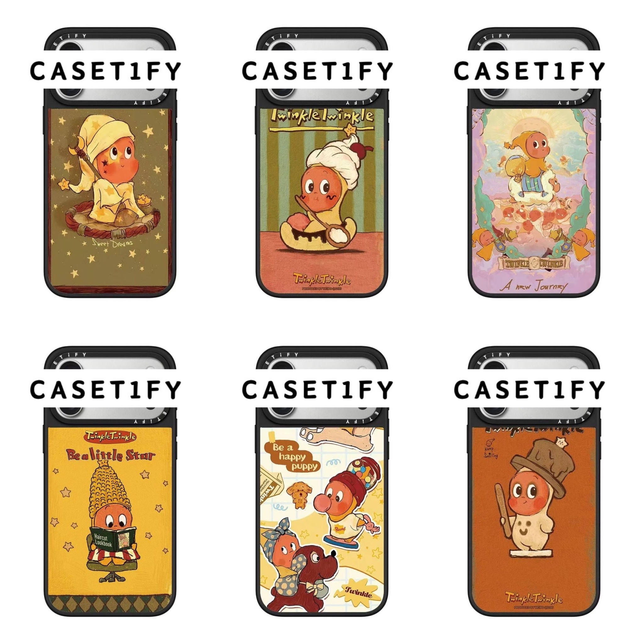 CASE【星星人新款】16pro适用iPhone15ProMax手机壳14Plus卡通可爱13防摔全包12保护11少女