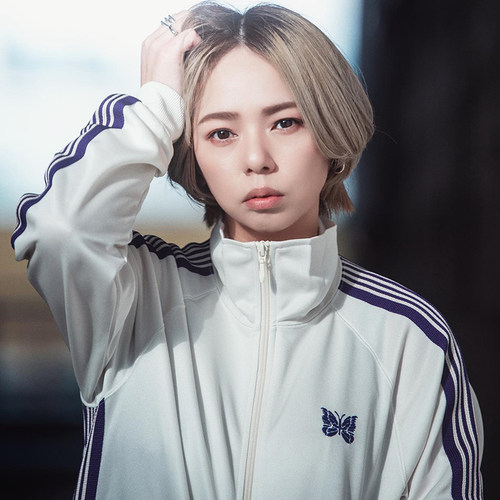 双拉链折叠领秋冬宽松织带