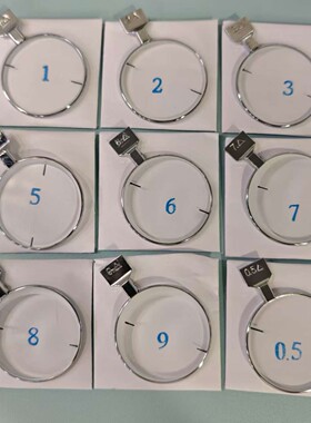 华辉金属圈棱镜插片试戴架散片子插片箱玻璃零片可插翻转拍双面镜