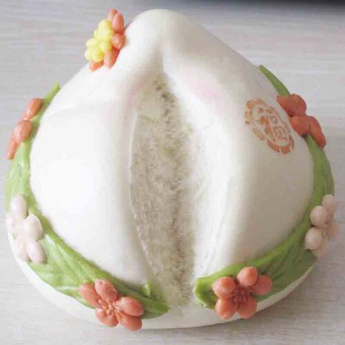 网红寿桃馒头花馍生日胶东花饽饽