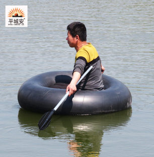 轮胎船撒网船打渔船钓鱼船充气丁基胶橡皮艇漂流船捕鱼船下网耐磨