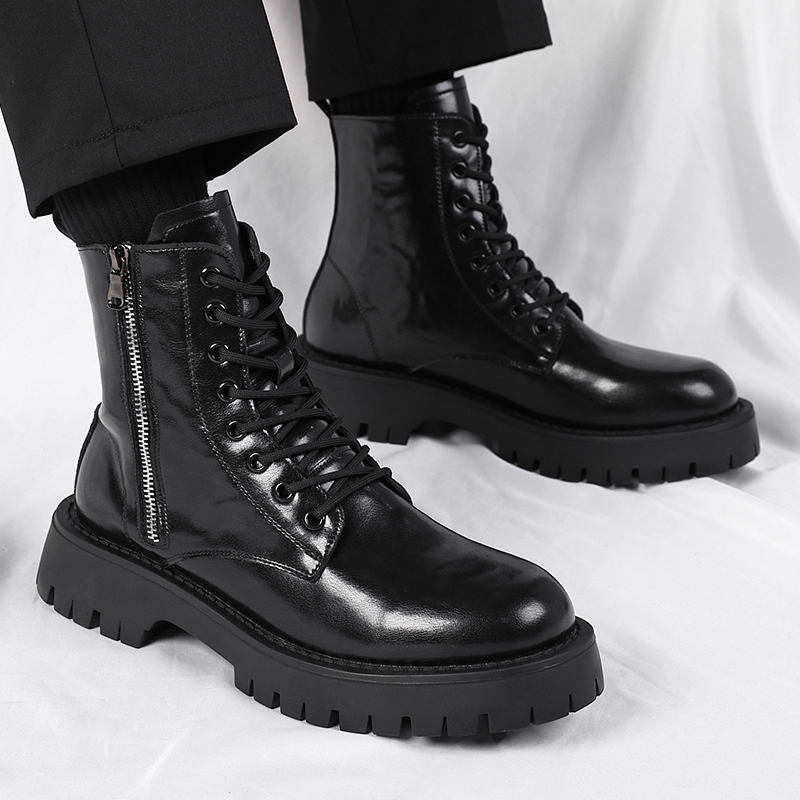 2025新款高帮英伦风马丁靴