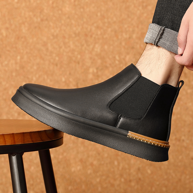 切尔西靴男低帮英伦风马丁靴