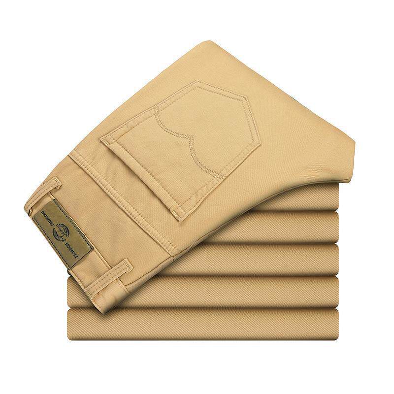 鸿鑫杰Mens Chinos Large Size Pants Man Cotton Trousers长裤男