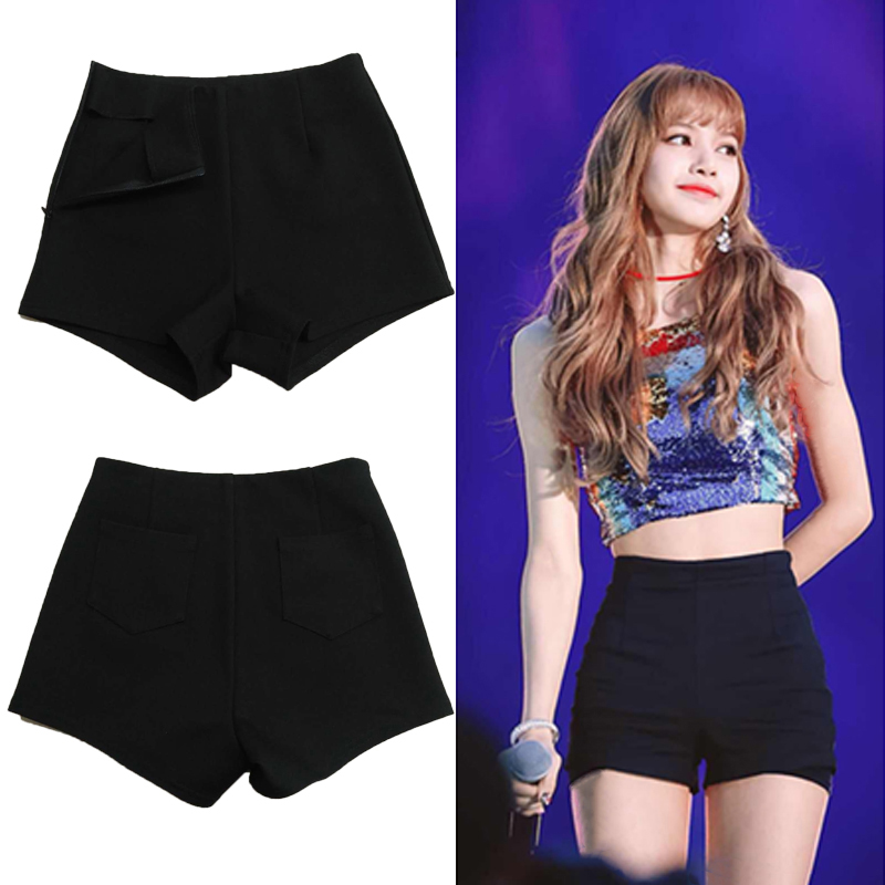 网红街舞团队舞紧身弹力短裤