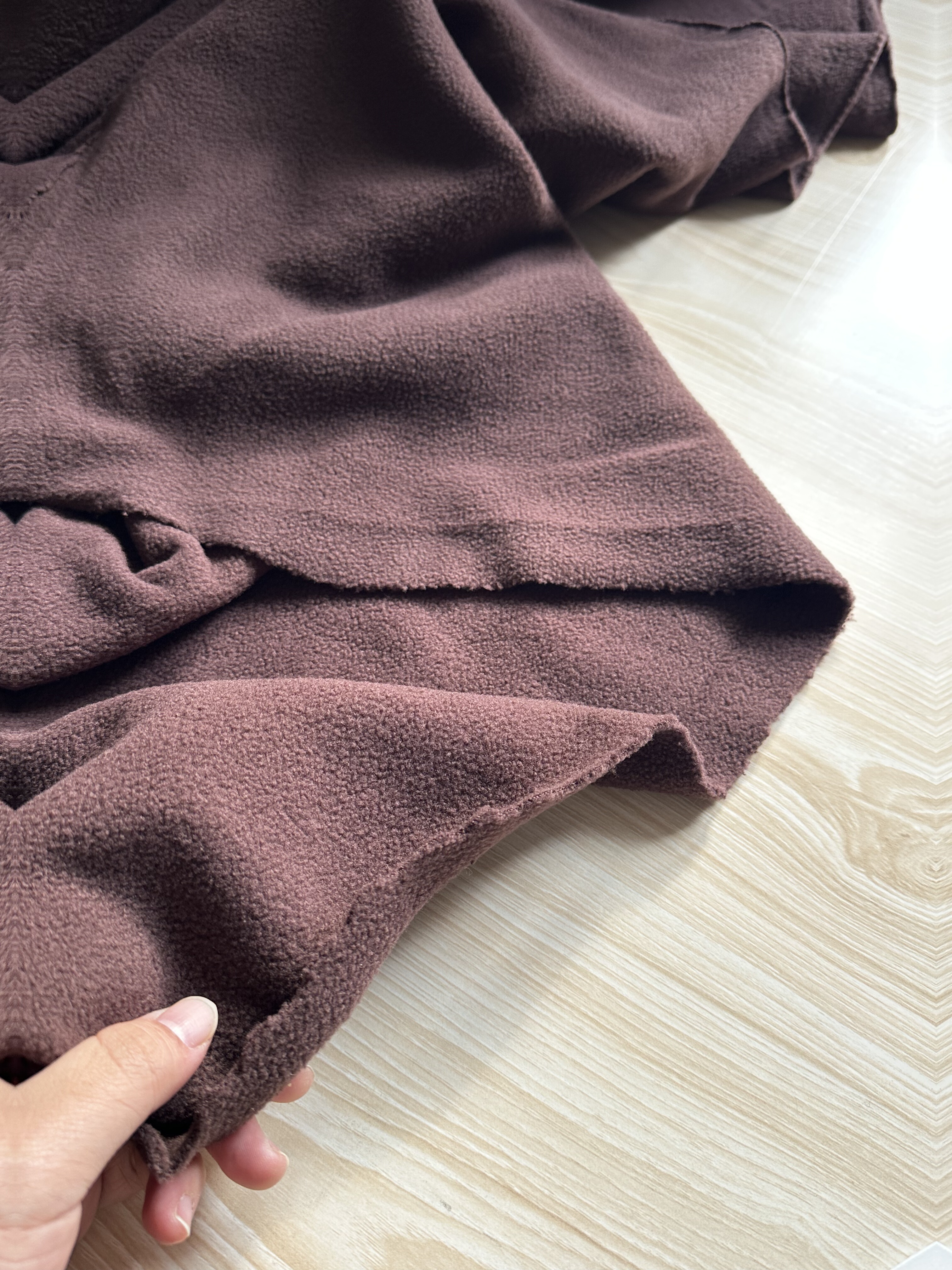 朱咖色 双面摇粒绒 自发热布 面料（宽1.7米左右）,居家布艺,海绵垫/布料/面料/手工diy,淘宝优惠券,粉丝福利购,淘宝优惠卷