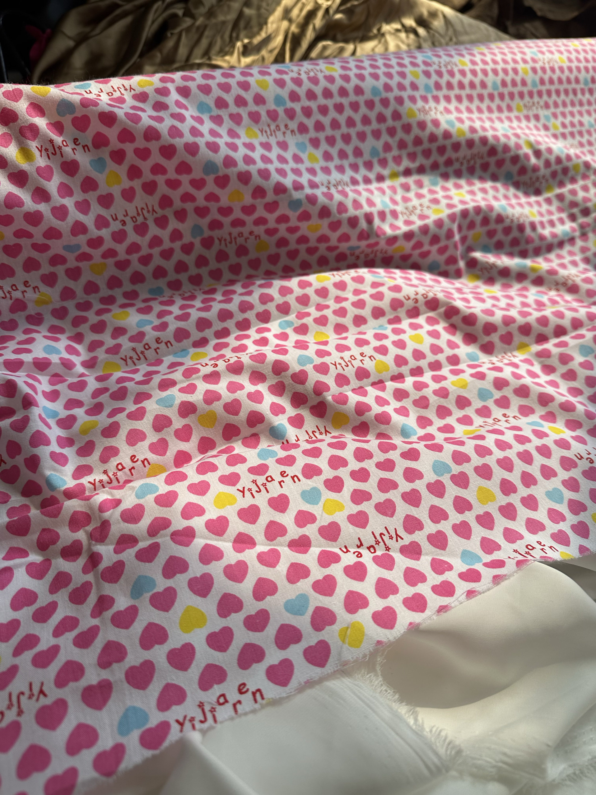 2米 心心款 纯棉 布料面料,服饰配件/皮带/帽子/围巾,布面料,淘宝优惠券,粉丝福利购,淘宝优惠卷