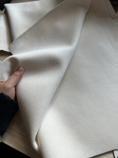 宽1.45米左右 白色 双面羊毛绒面料 外贸新款 软