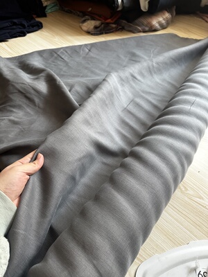 一米 灰色 汉麻布料6925 纯麻面料（宽1.45米左右）