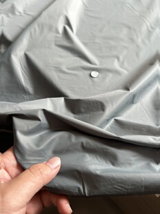 2.5米 灰绿色 小暗格 轻薄 尼丝纺羽绒服面料0982