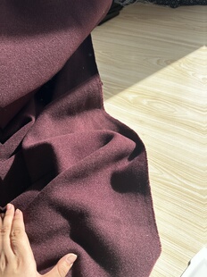 紫红色 宽1.45米左右 自发热 面料 布料 2米