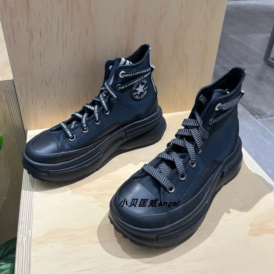 Converse匡威 正品女子RunStarLegacy夹心厚底高帮帆布鞋A12446C