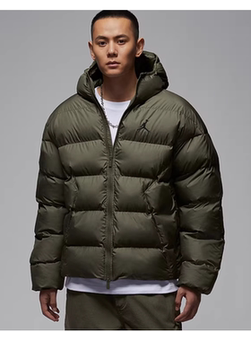 JORDAN耐克男子棉服宽松夹克冬新款保暖防泼水棉衣外套HV0533-222