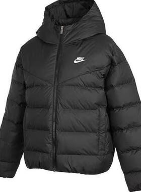 Nike耐克女子冬季新款防风保暖运动休闲连帽羽绒服外套DQ5904