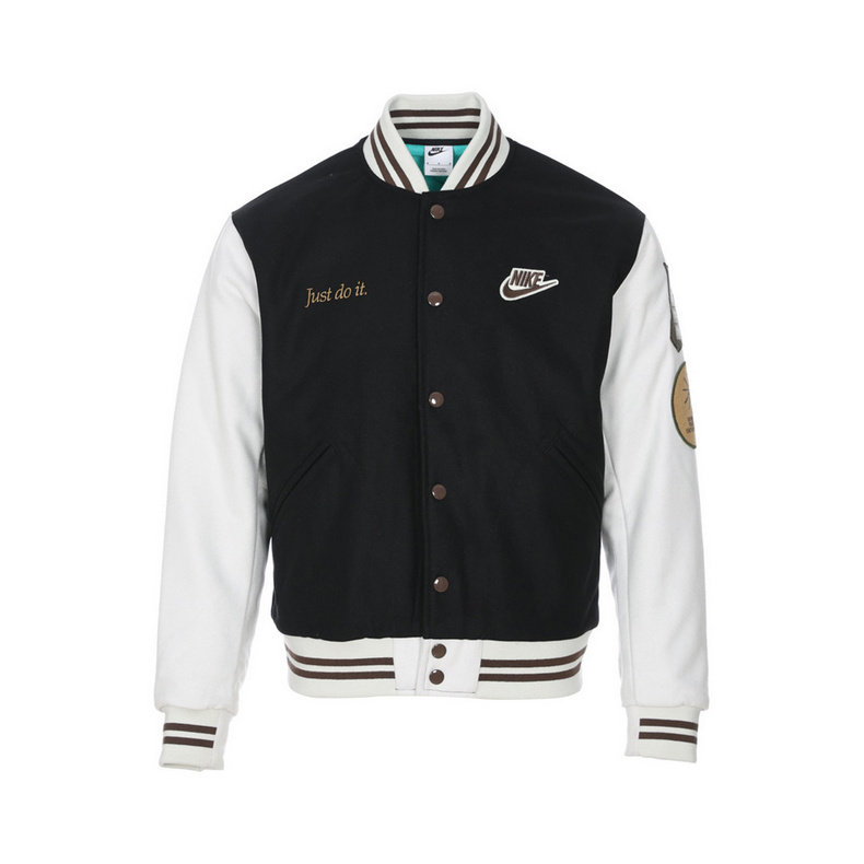 NIKE耐克男子立领冬季运动休闲棒球服短款夹克外套棉服FV4026-010