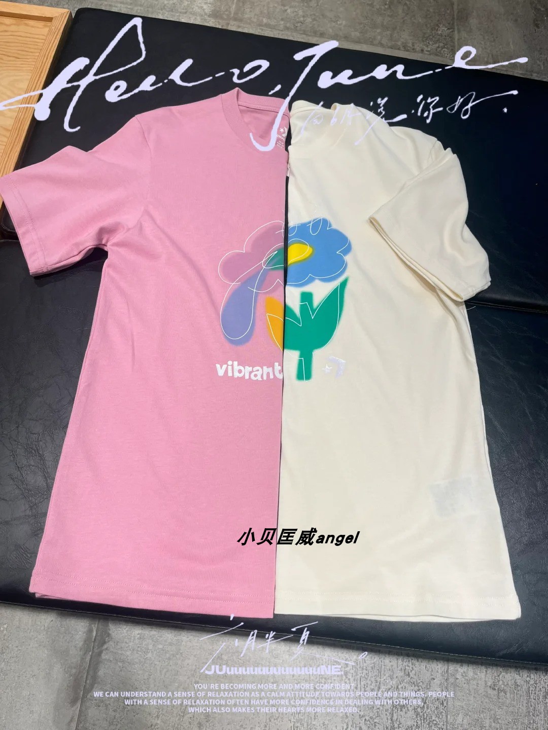 匡威女子花朵涂鸦运动短袖T恤