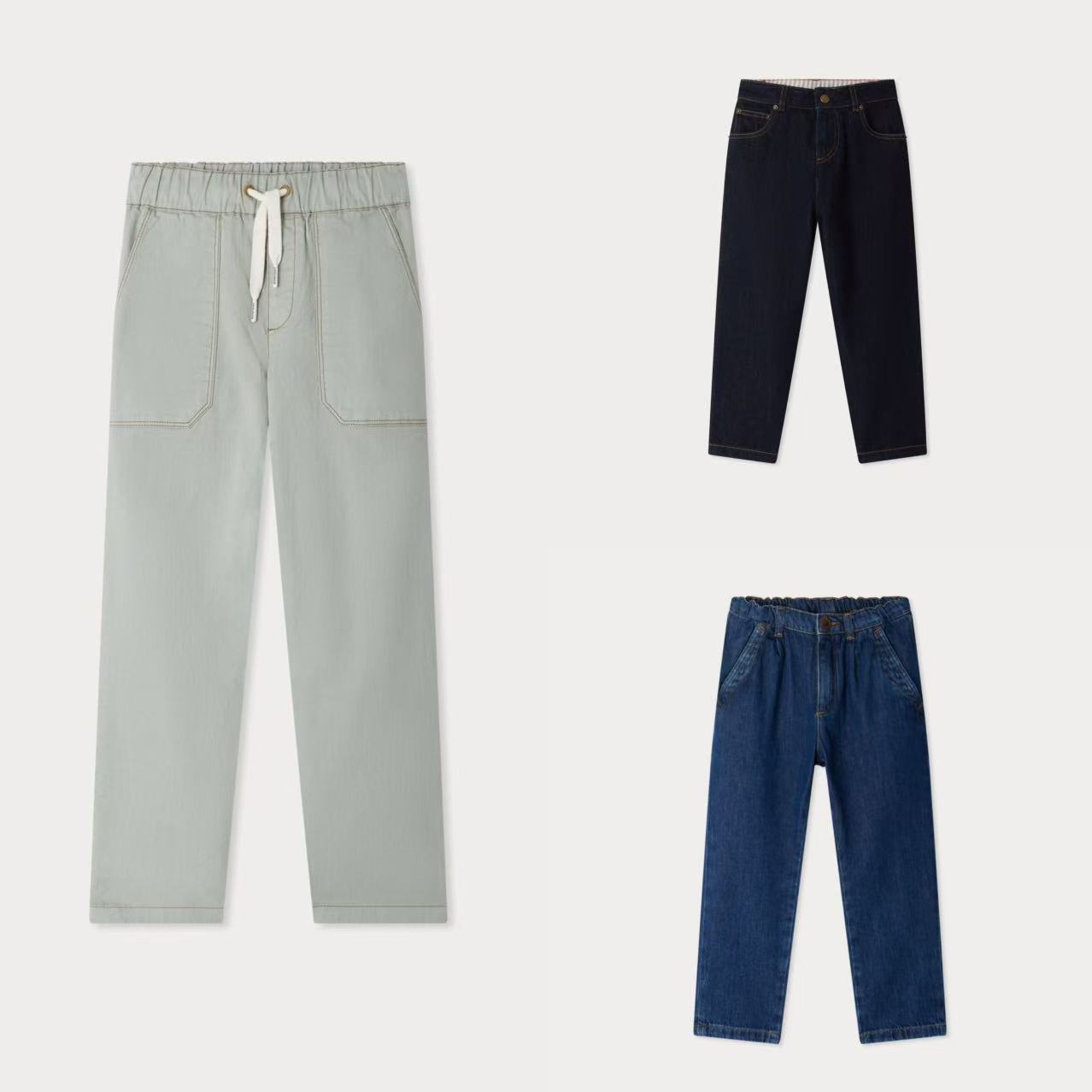 男童长裤休闲裤阔腿裤