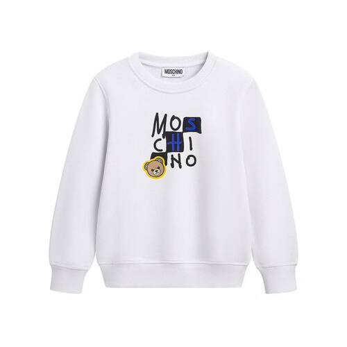 Moschino卫衣卡通圆领套头衫