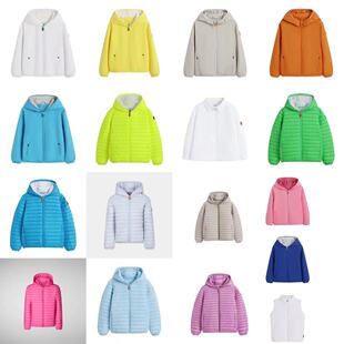 Duck童装 24春夏儿童连帽双面棉服拉链夹克马甲 The 现货Save
