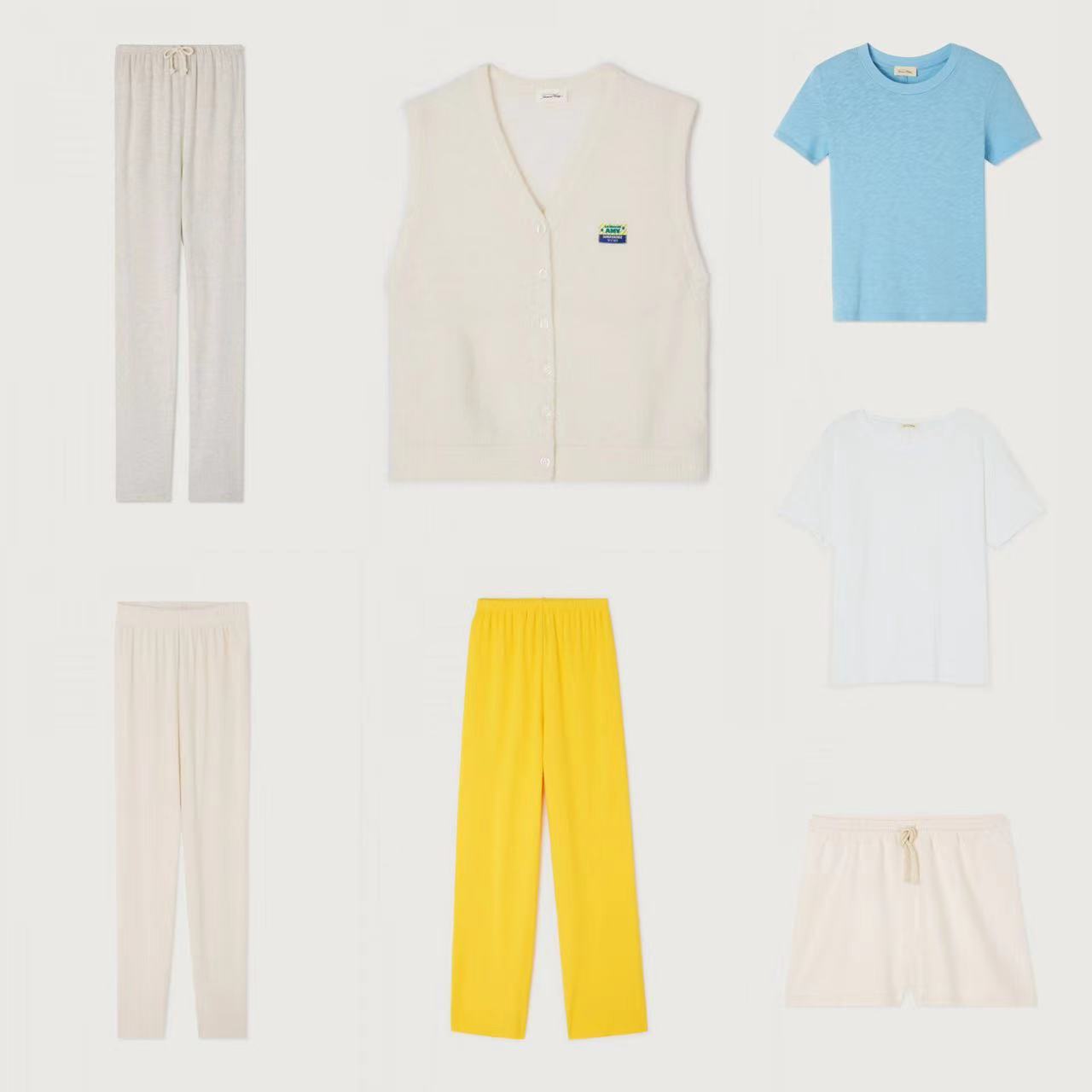 T恤短裤童装AmericanVintage休闲