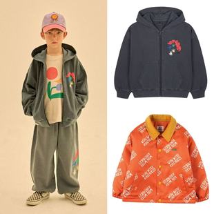 现货Jelly 25秋冬儿童外套连帽卫衣上衣外穿保暖 Mallow童装