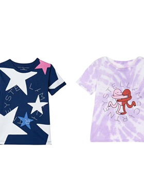 现货Stella mccartheny kid童装25秋冬儿童女童短袖T恤上衣