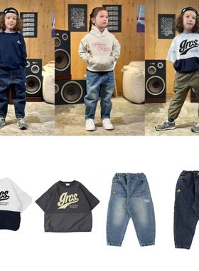 现货Groovy Colors童装25秋冬儿童短裙宽松长裤百搭长袖T恤