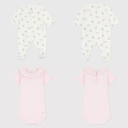 petitbateau爬服简约套装