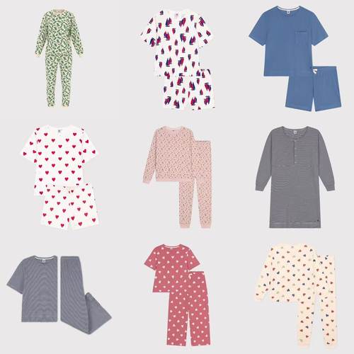 PetitBateau女士睡衣家居服套装