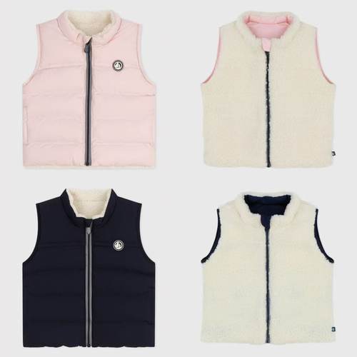 婴儿宝宝外套上衣拉链马甲背心