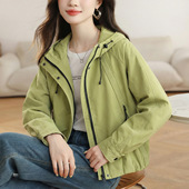 休闲短外套女春秋2026新款 高级感小个子大码 宽松洋气减龄上衣夹克