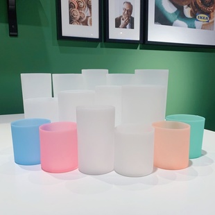 定制8cm硅胶水杯套保温杯垫玻璃杯茶杯防滑防烫吸管杯水壶保护套