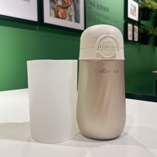 8cm硅胶水杯套BeBeBus500ml保温杯套防摔儿童宝宝全包透明保护套