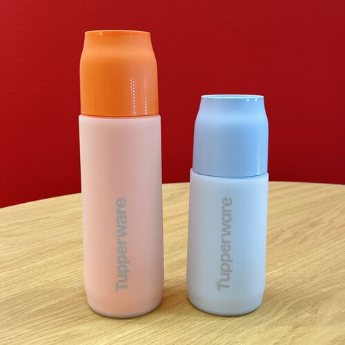 硅胶水杯套特百惠520ml370ml保温杯垫隔热水壶套玻璃防摔滑保护套