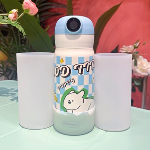 硅胶水杯套世大家550ml保温杯垫密码防摔吸管杯透明全包保护套