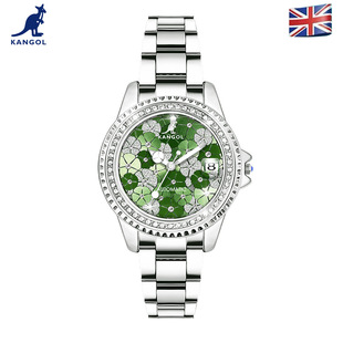 英国品牌坎戈尔袋鼠KANGOL全自动机械表女士手表学生防水-K126