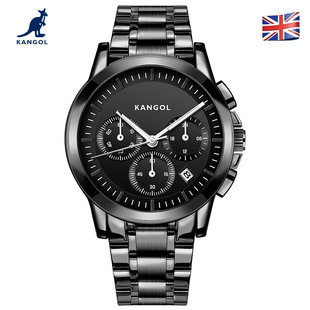 英国品牌坎戈尔袋鼠KANGOL全自动石英表男士手表学生防水-K926