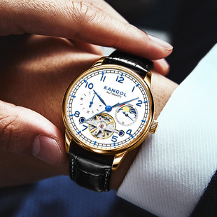 英国品牌坎戈尔袋鼠KANGOL全自动机械表女士手表学生防水-K136