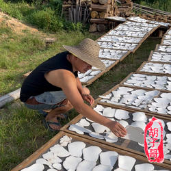 胡子哥大别山岳西茯苓干货特级500g中药材正品无硫茯苓片产地直发