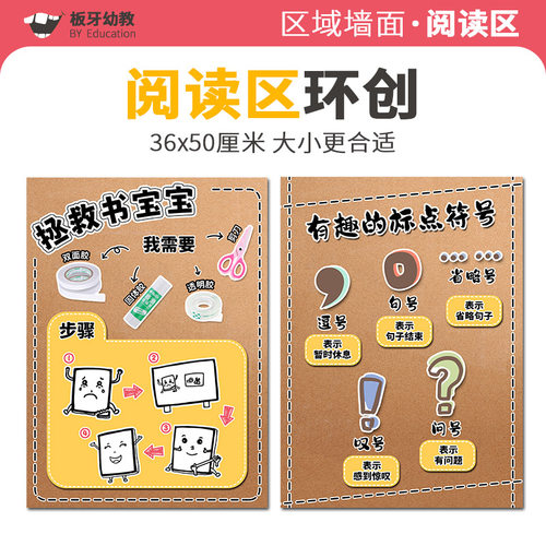 阅读区区域环创幼儿园区角