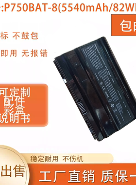 适用未来人类X599 X799蓝天P770ZM P750BAT-8 神舟ZX8-CP5S1 电池
