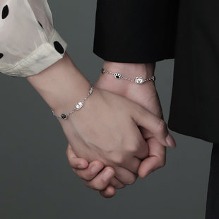 情侣手链一对高级感小猫小狗定情信物2026新年情人节礼物送男女友