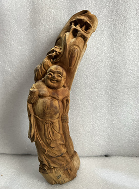 奇香越南黄檀天然随形弥勒佛笑口常开摆件工艺品