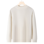 2025秋冬半高领中青老年商务男士 内搭打底衫 毛线衣时尚 百搭针织衫